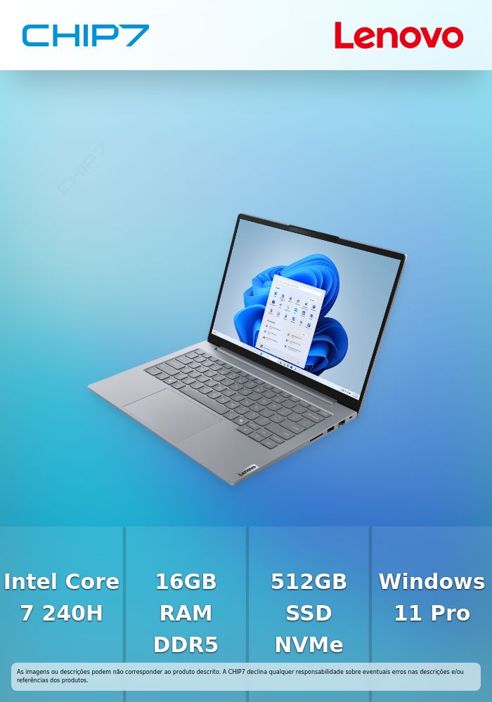 Lenovo ThinkBook 14 G8 IRL, Intel 7 240H, 14