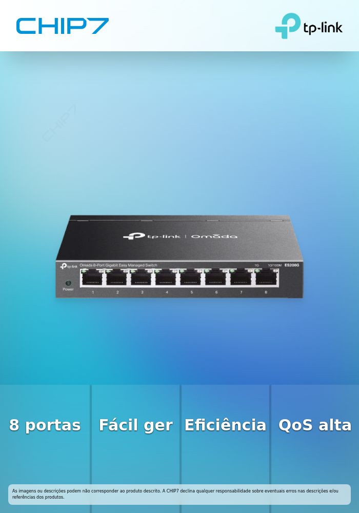 Omada 8-Port Gigabit Easy Managed Switch