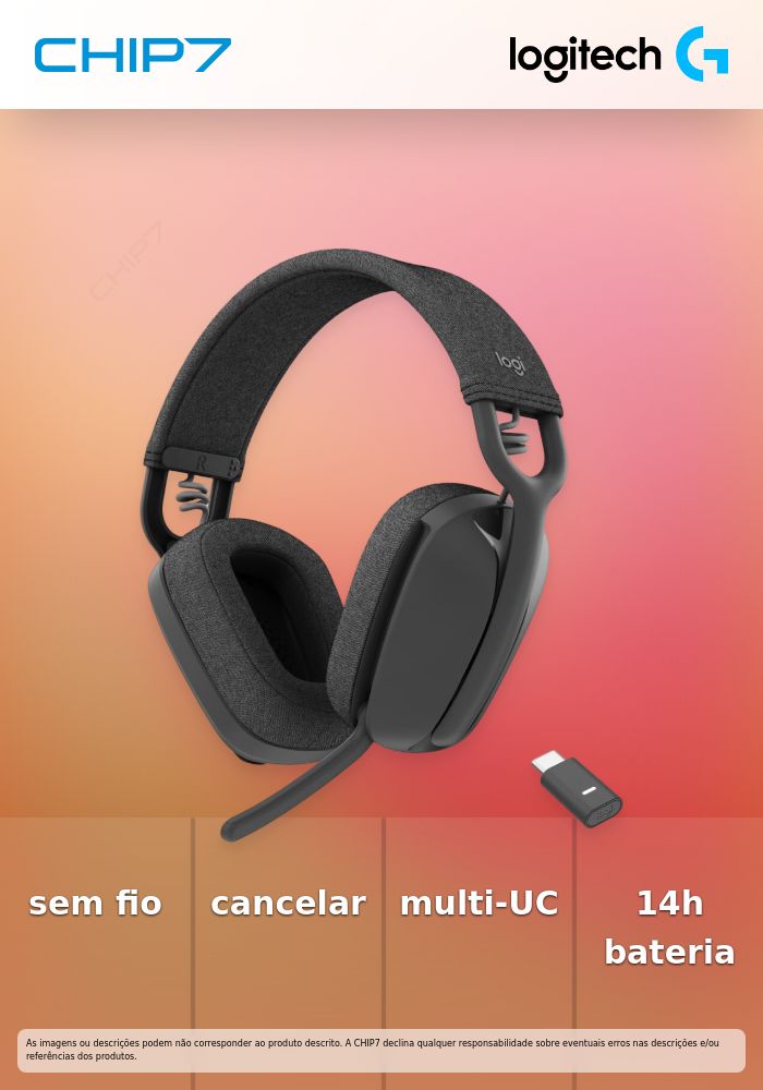Headset Logitech ZONE Vibe UC Wireless