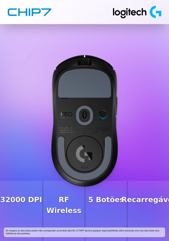 Rato Logitech G Series PRO X Superlight 2 Wireless Preto
