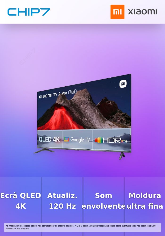Televisão Smart TV Xiaomi A Pro (2026) 55