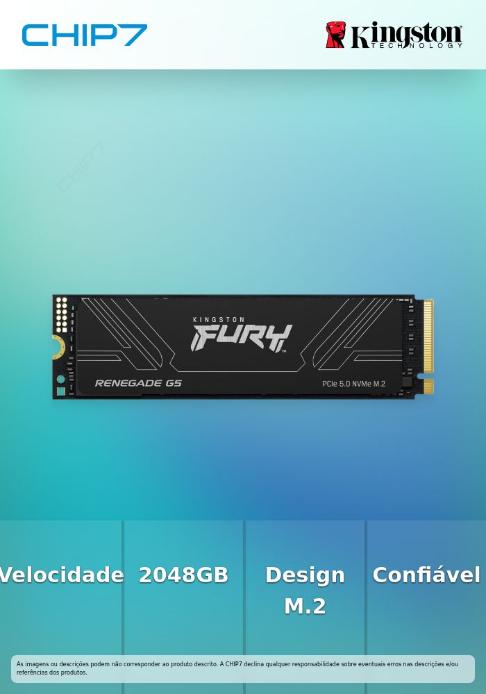 2048GB Kingston FURY Renegade G5 PCIe 5.0 M.2 NVMe SSD