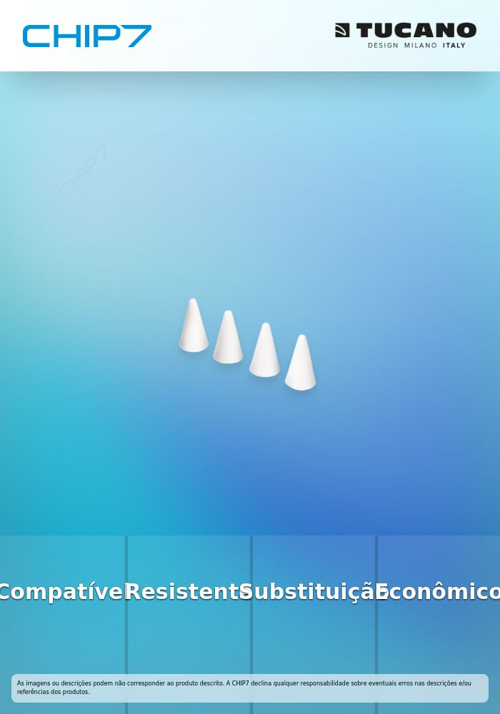 Tucano - Pencil tips for Active Stylus (white 4x)