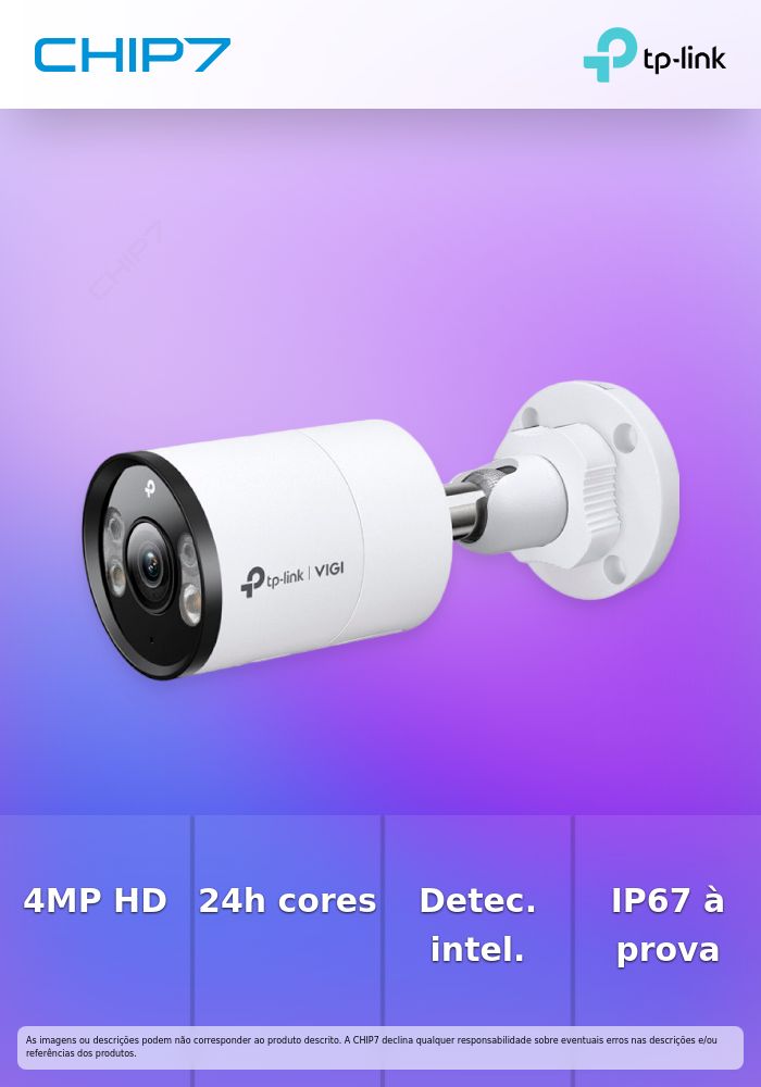 TP-LINK CAM VIGI 4MP OUTDOOR FULL-COLOR BULLET NETWORK
