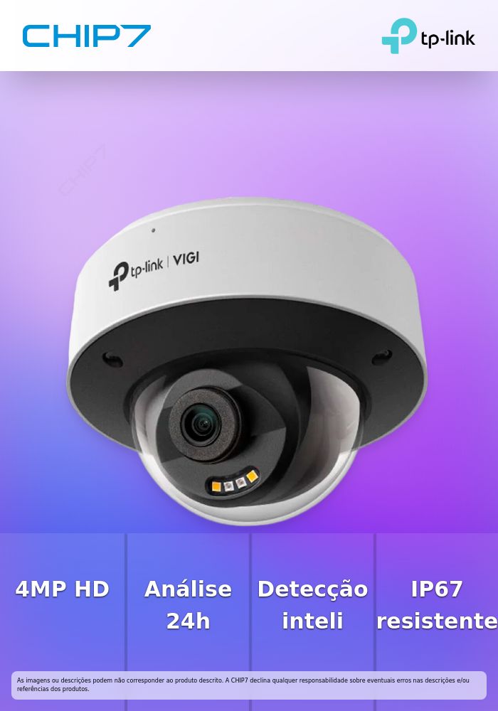 TP-LINK CAM VIGI 4MP FULL-COLOR DOME NETWORK