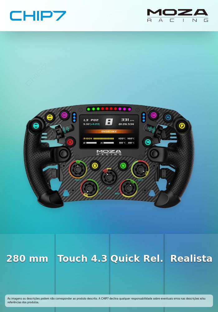Volante MOZA Racing FSR2 Formula Wheel