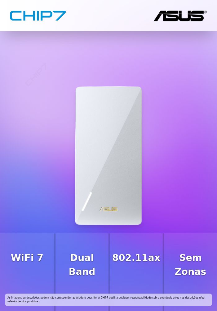 ASUS RP-BE58 BE3600 Dual Band WiFi 7 802.11ax Range Extender
