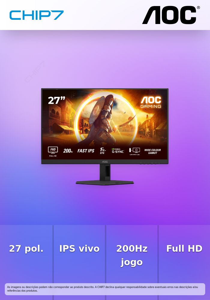 AOC MONITOR 27 IPS 200HZ       MNTR
