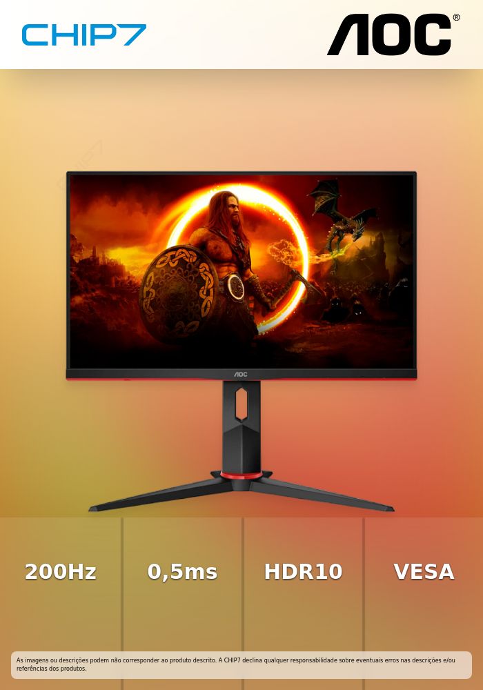 AOC MONITOR FAST IPS 24