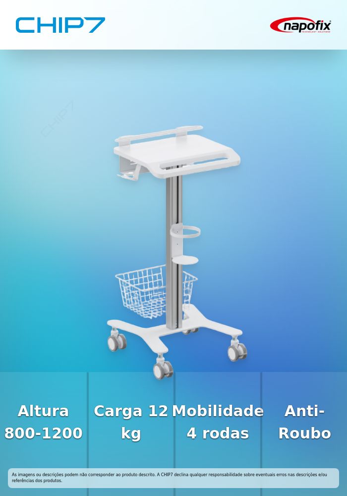 Napofix Suporte de Chão Móvel para Portátil - MEDC5500A
