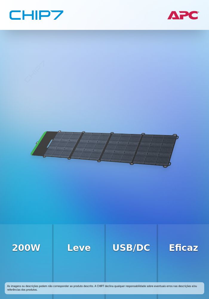 APC Schneider OffGrid Portable Solar Panel 200W