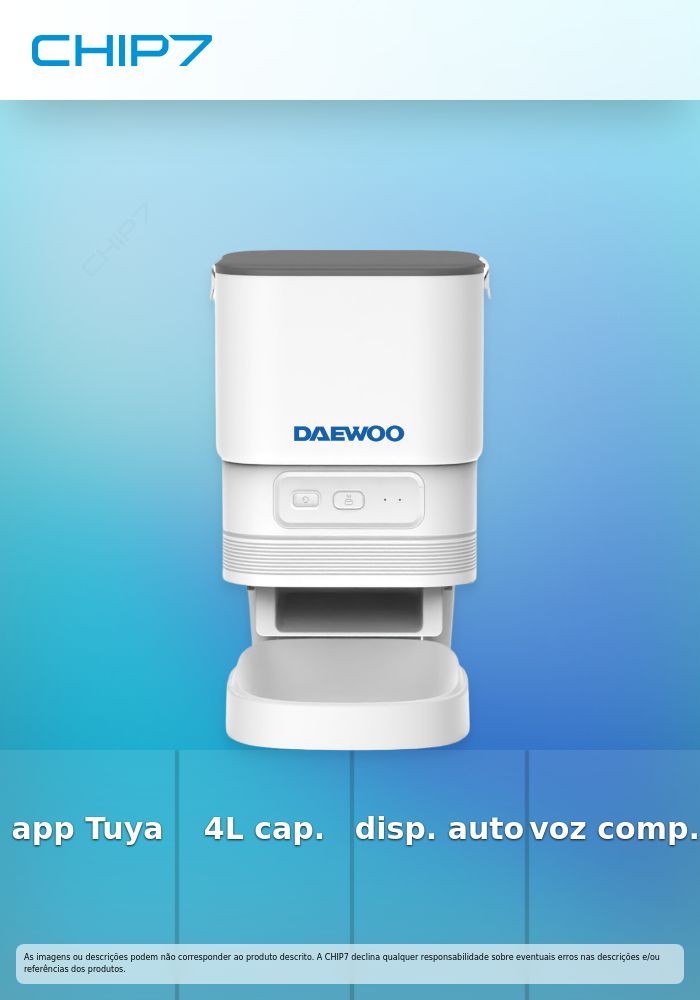 DISPENSADOR ALIMENTO + TUYA APP 4L