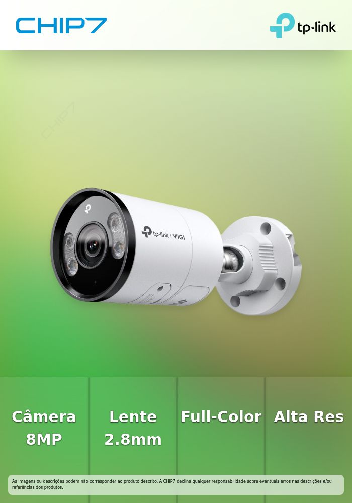 InSight S385(2.8mm), VIGI 8MP Outdoor Full-Color Bullet Network Camera