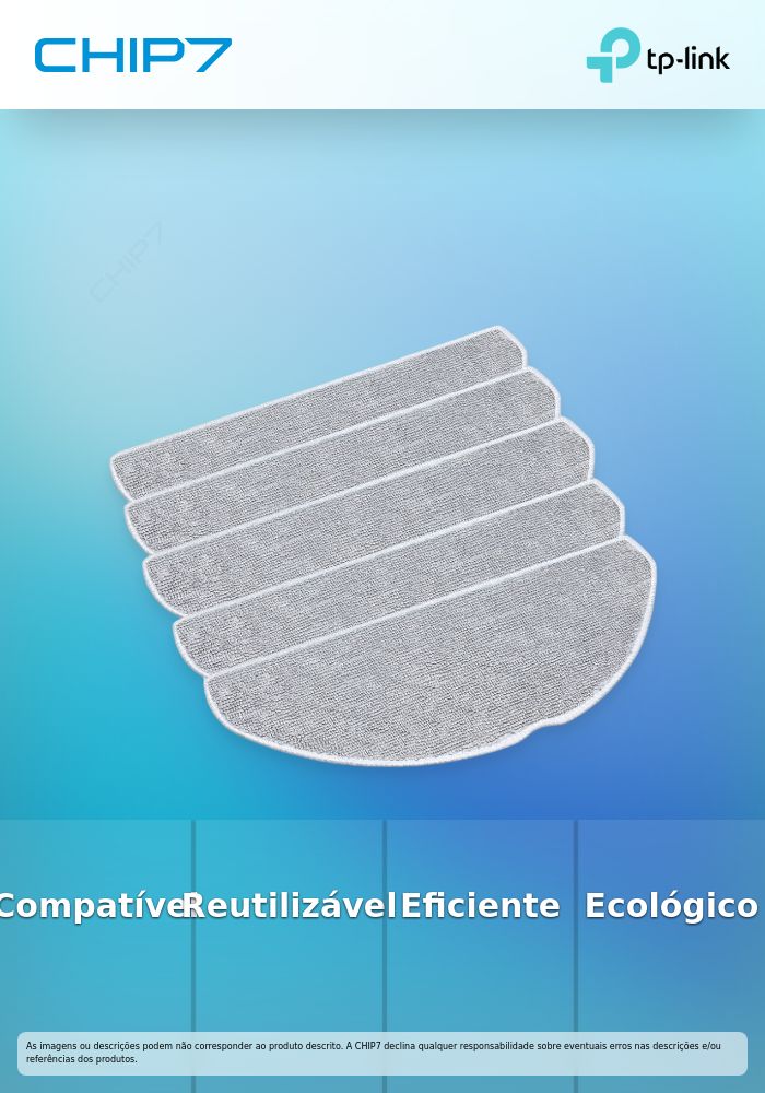 Tapo Robot Vacuum Washable Mop Cloth  » válido p/ unid. faturadas até 4 de Junho ou fim de stock