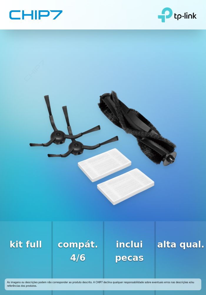 Tapo Robot Vacuum Replacement Kit  » válido p/ unid. faturadas até 4 de Junho ou fim de stock