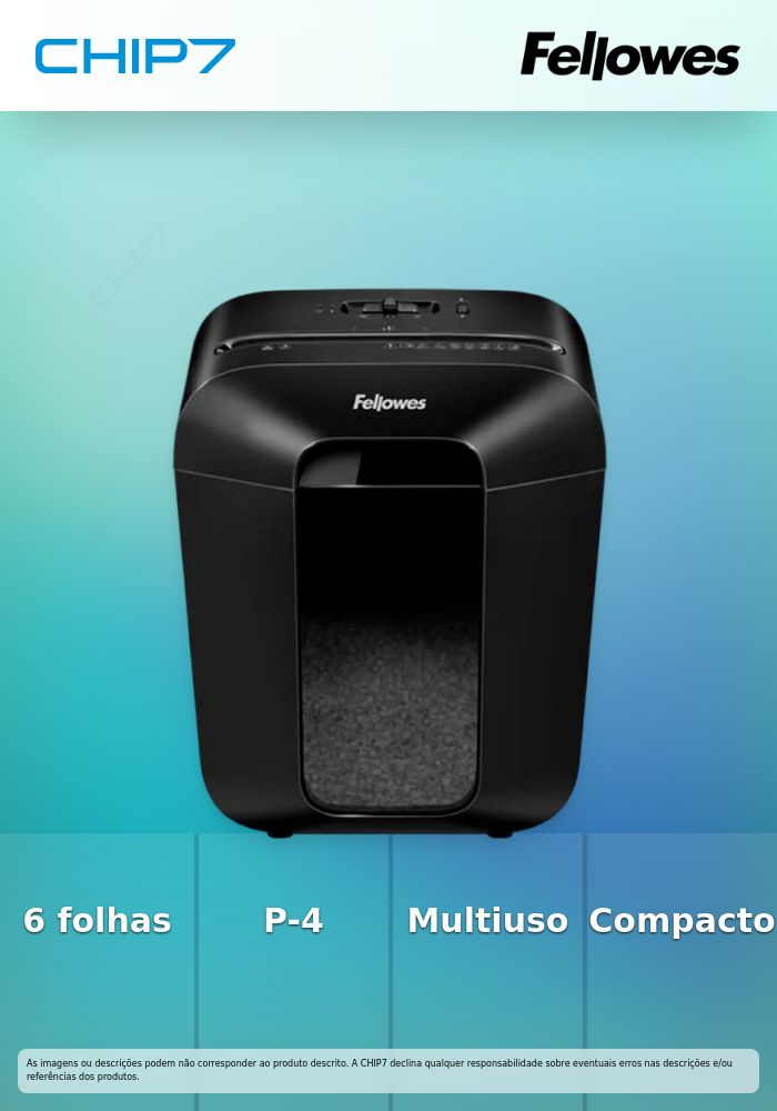 FELLOWES DESTRUIDORA PAPEL LX25 4x37MM PRETA