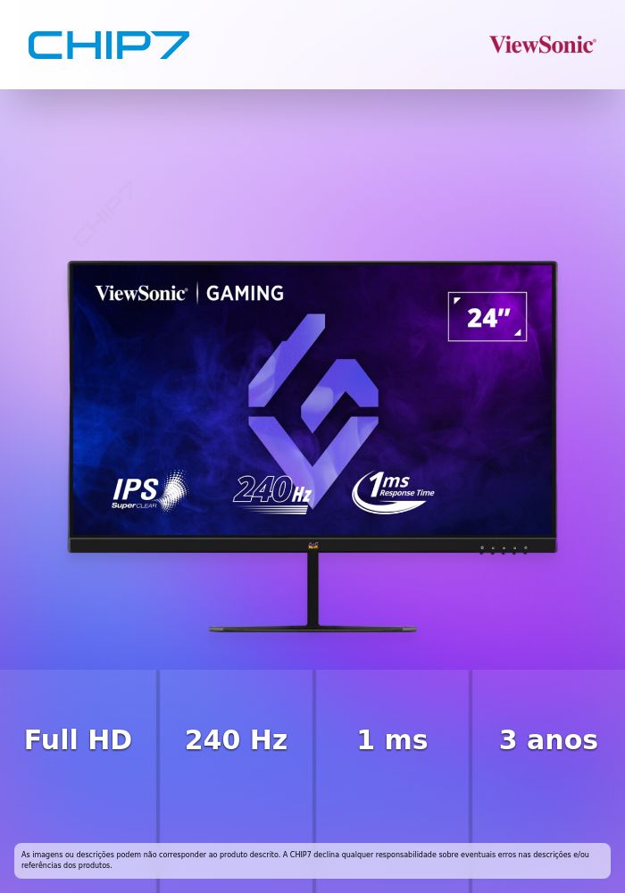 VIEWSONIC MONITOR IPS 24