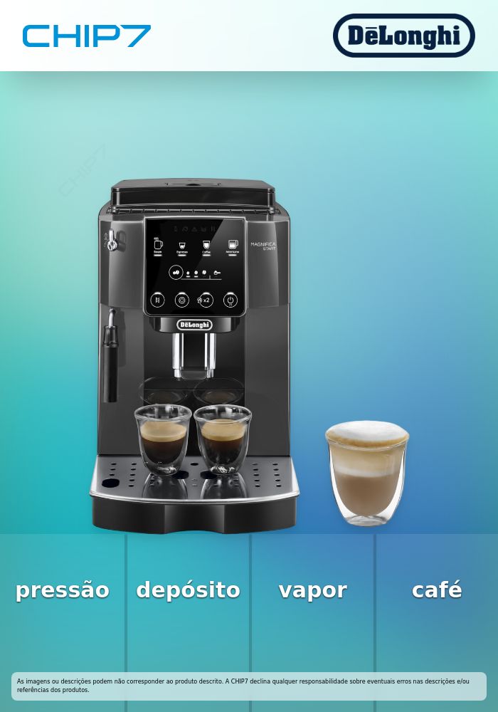 Máquina de Café DeLonghi Magnifica Start 15 Bar - ECAM220.22.GB
