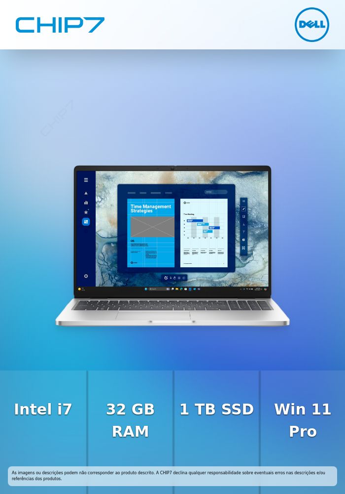 DELL PRO 16 PC16250 U7-255U 32GB 1TB SSD 16