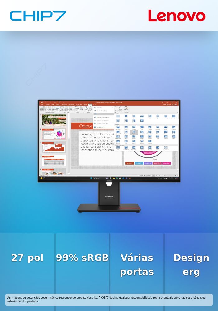 ThinkVision T27-40 Monitor 27
