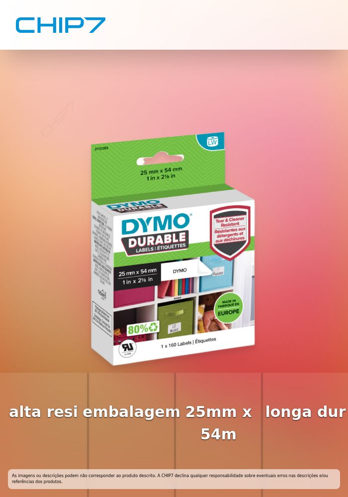 LW DURABLE RETL 160 ETI (25MM X 54M