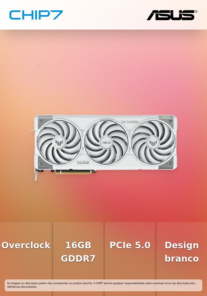 ASUS TUF Gaming GeForce RTX 5070 Ti 16GB GDDR7 White OC Edition Gaming Graphics Card PCIe 5.0 HDMI/DP 2.1