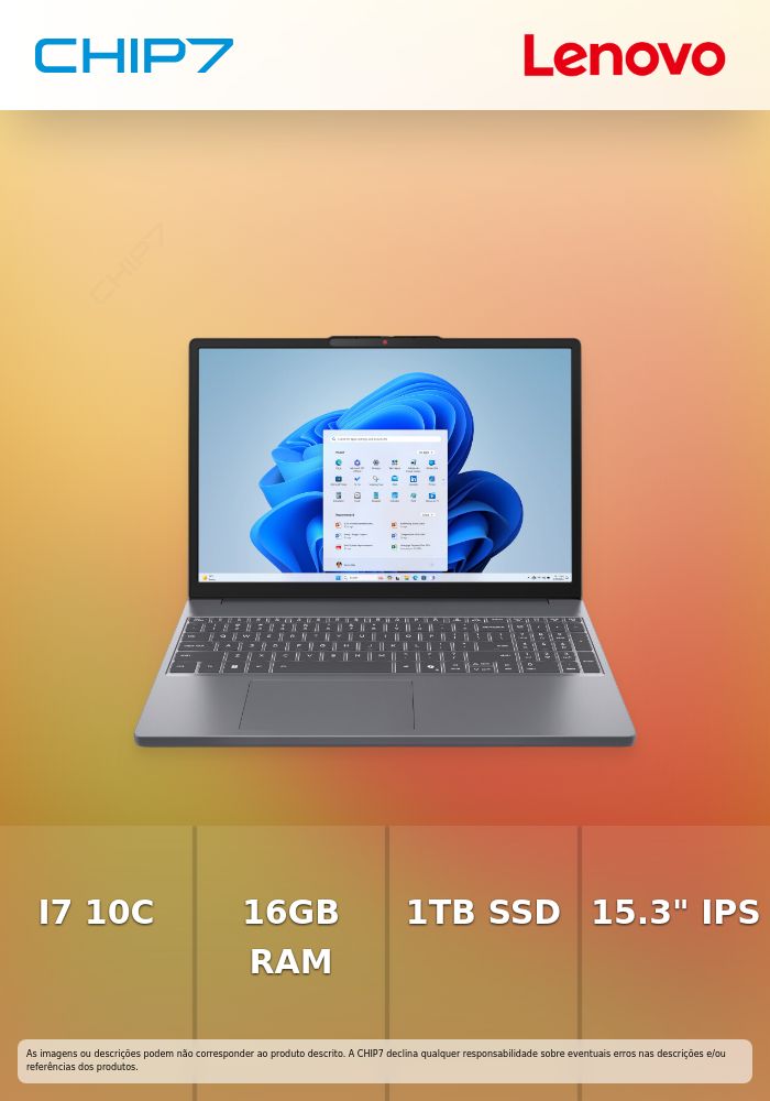 Portátil Lenovo - I7 13620H / 16GB RAM / 1TB SSD / 15.3