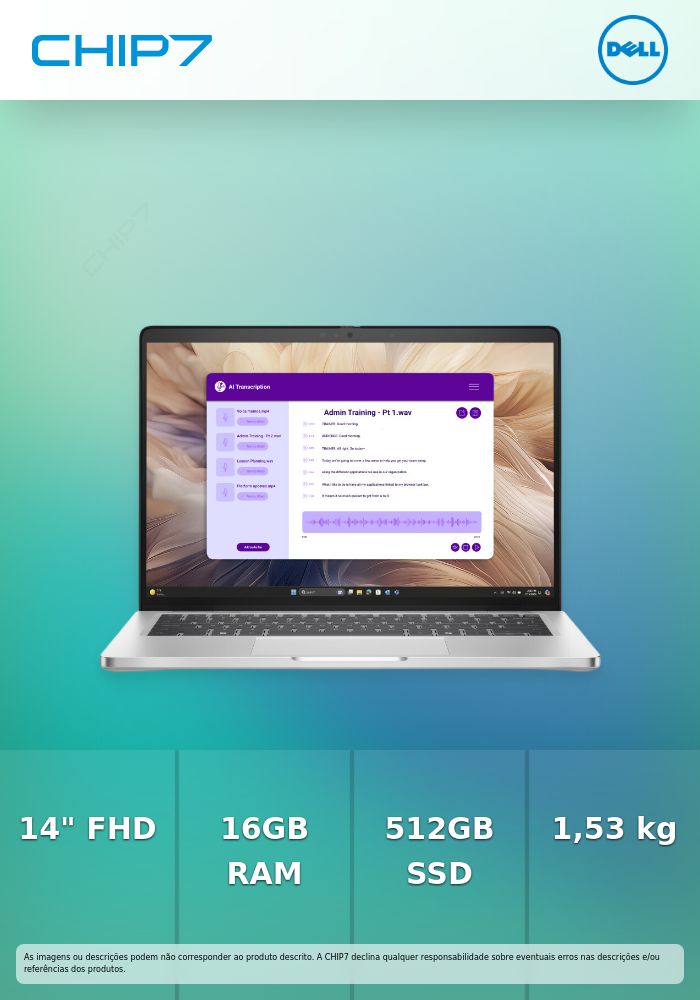 DELL PRO 14 PLUS PB14250 U5-235U 16GB 512GB SSD 14