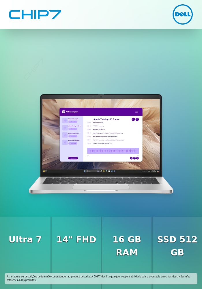 DELL PRO 14 PLUS PB14250 U7-266V 16GB 512GB 14