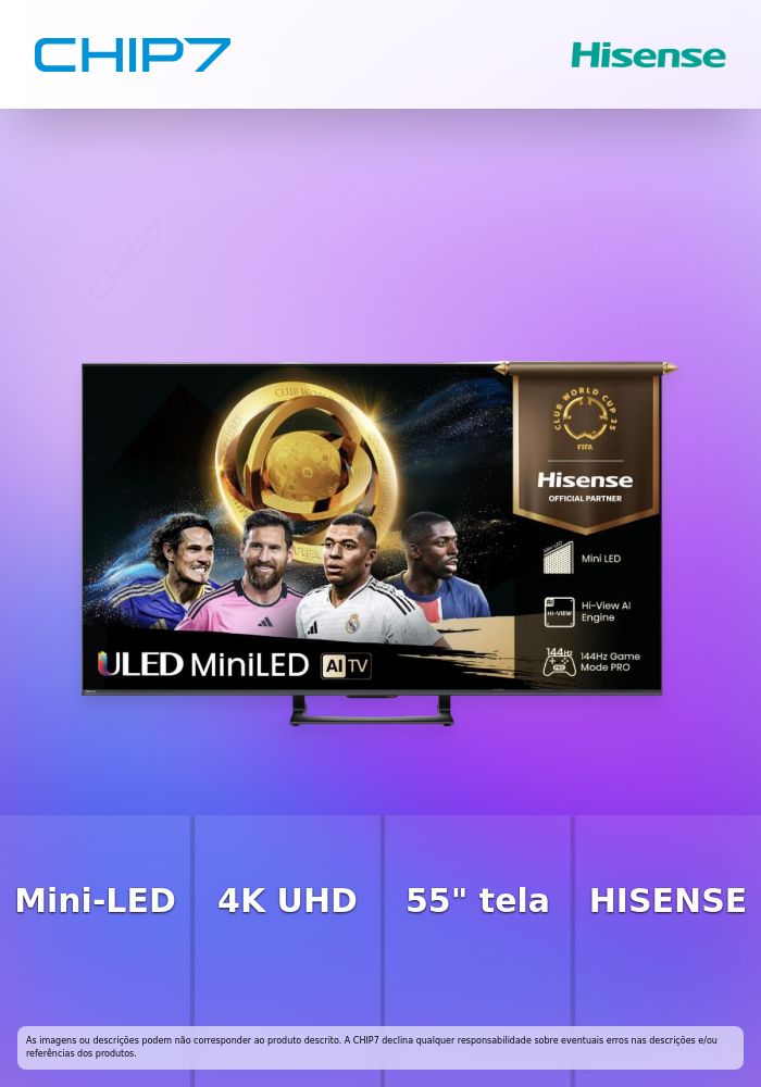 HISENSE Smart TV 55INCH Mini-LED 4K 55U7Q