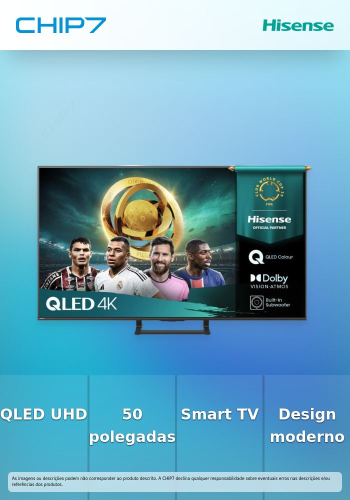 HISENSE Smart TV 50INCH QLED UHD 50A7Q