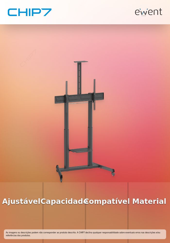 EWENT SUPORTE/ MOVEL CHÃO TV 60-100