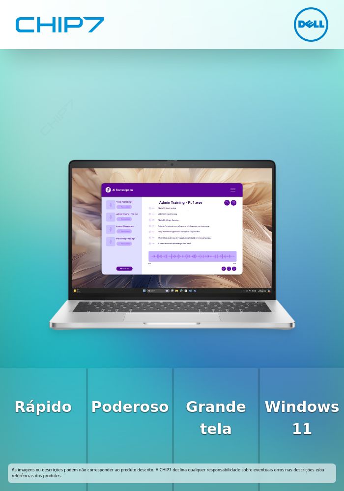 Dell Pro 14 Plus PB14250 - Intel Core Ultra 7 - 255U / até 5.2 GHz - Win 11 Pro - Intel Graphics - 16 GB RAM - 512 GB SSD NVMe - 14