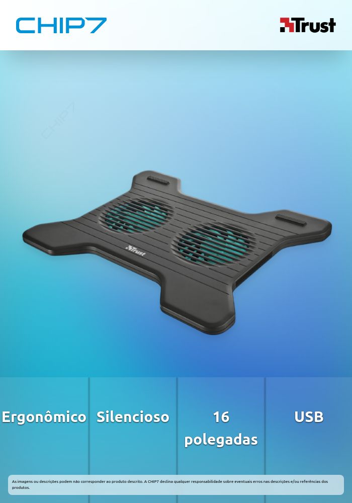 Base TRUST NetbookCooling Stand Xstream Breeze - 17805