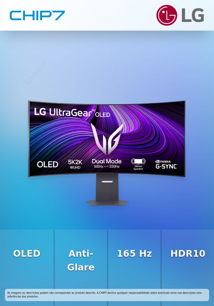 Monitor Curvo Gaming LG UltrGear 45