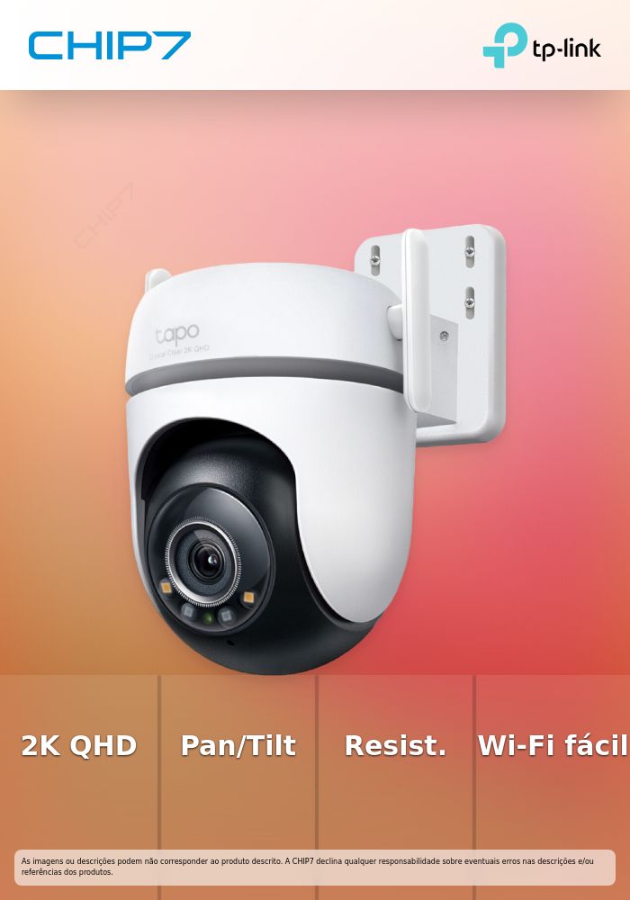 TP-LINK Outdoor Pan/Tilt Security Wi-Fi Camera 2K QHD