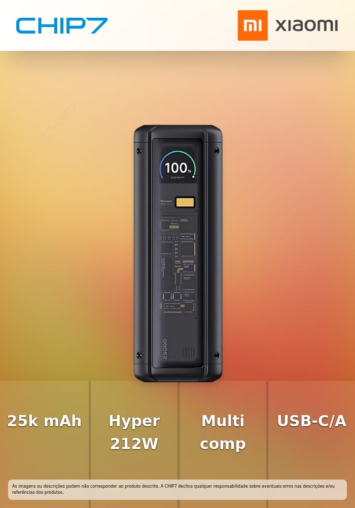 Power Bank Xiaomi 212W Hypercharge Power Bank 25000Mah Gl