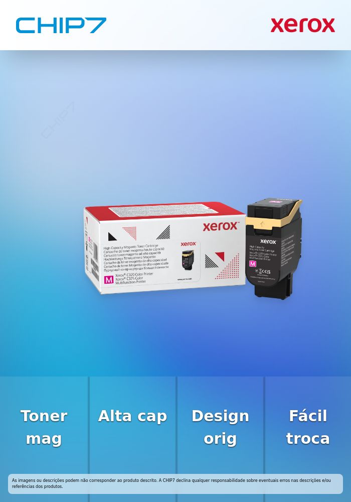 Xerox - Alta capacidade - magenta - original - caixa - cartucho de toner - para Xerox C325