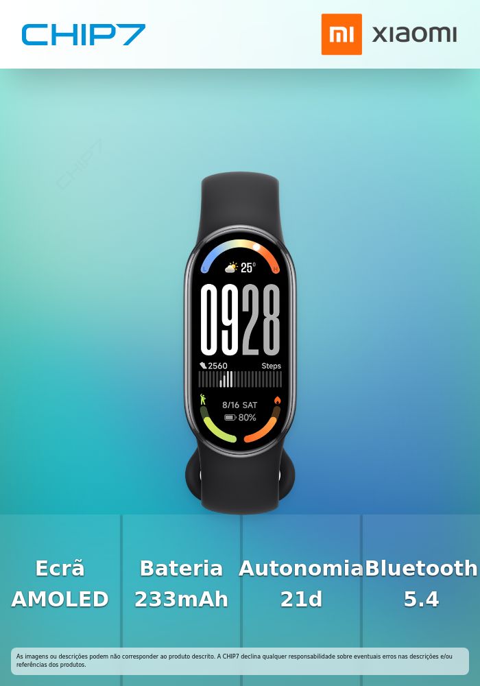 Smartband Xiaomi Band 10 Preta