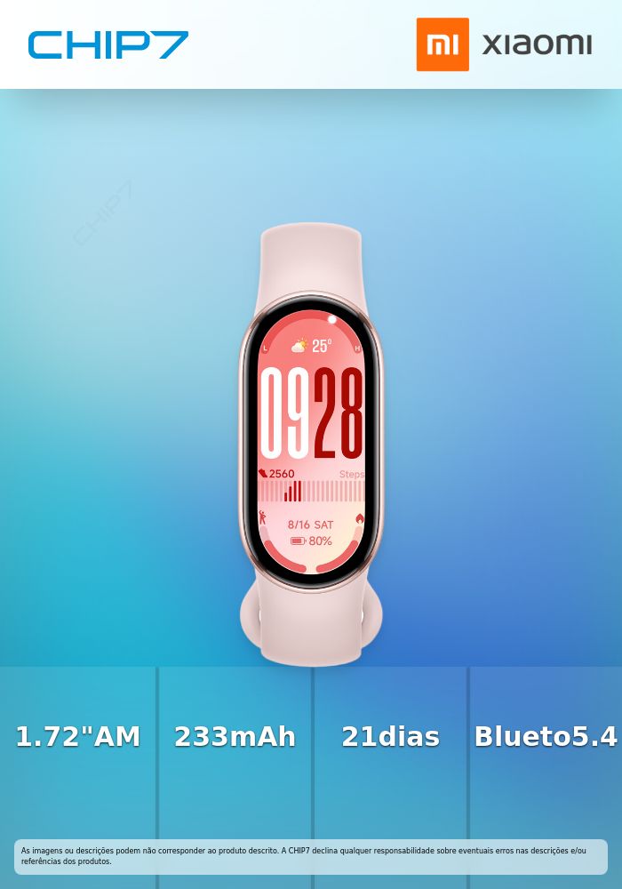Smartband Xiaomi Band 10 Rosa