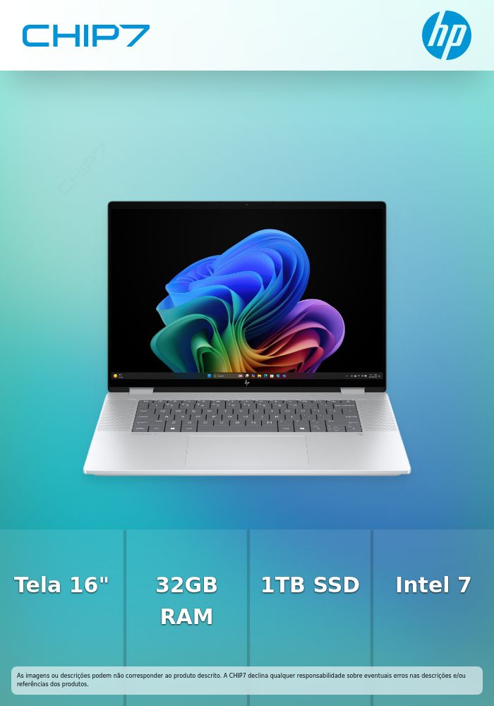 Portátil HP – Intel Core Ultra 7 258V / 32GB RAM / 1TB SSD / 16