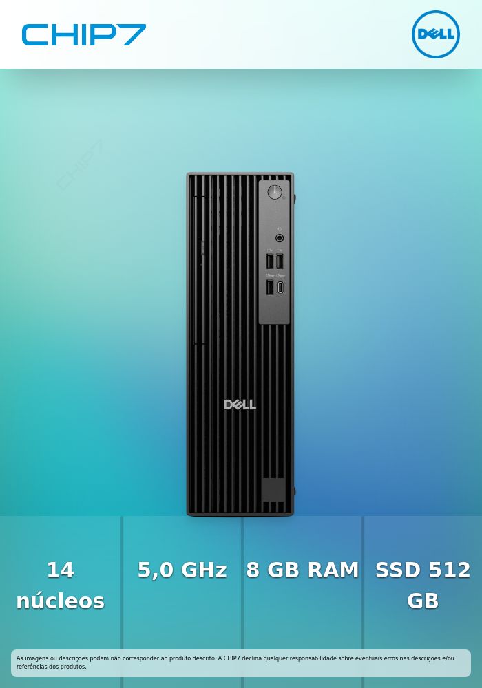 DELL PRO SLIM QCS1250 U5-235 8GB 512GB SSD W11 PRO 1Y