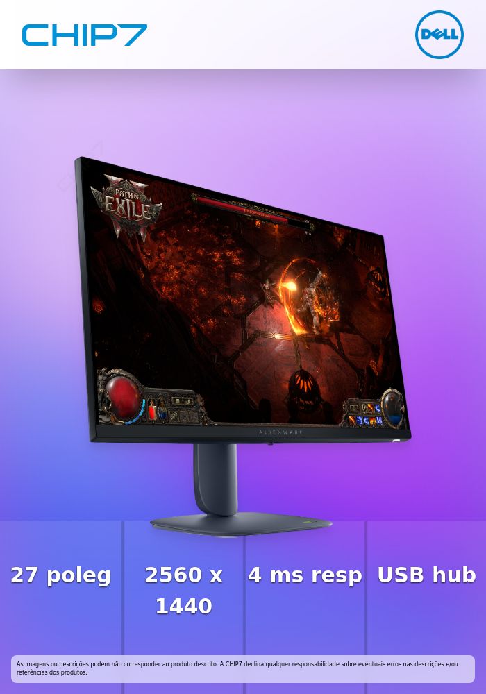 DELL MONITOR ALIENWARE 27