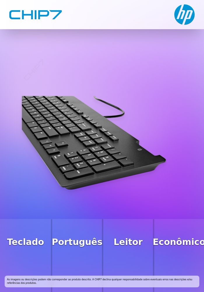 HP Slim v2 SmCard USB KBD Portugal - Portuguese localization