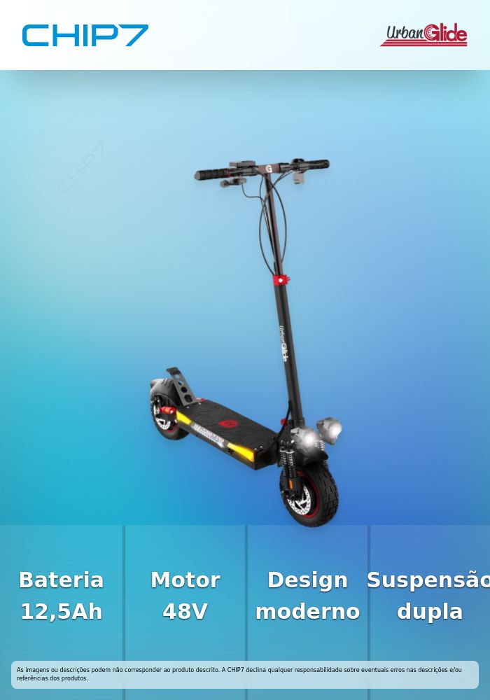 Urbanglide Trotinete Ecross Duo 12,5Ah 48V
