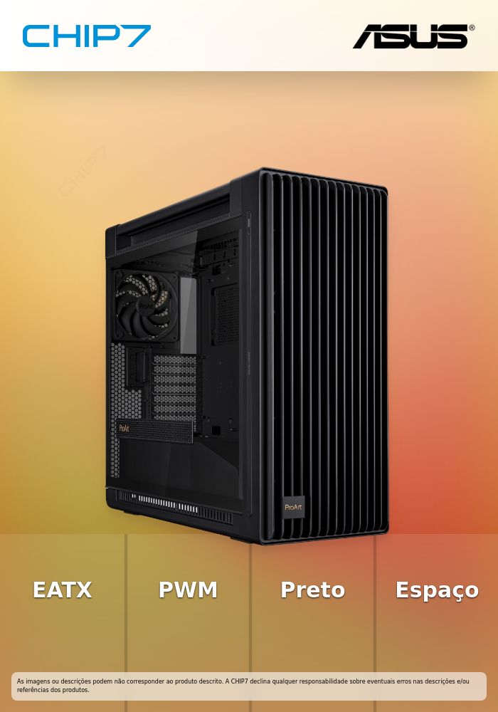 Caixa Proart PA602 TG PWM Black EATX (12