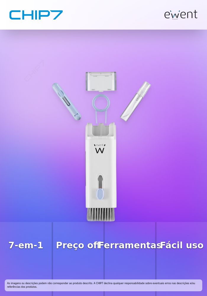7-in-1 cleaning kit » preço válido até nova comunicação