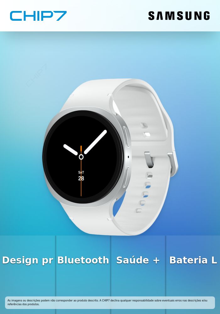 SAMSUNG Galaxy Watch8 44mm BT Prateado