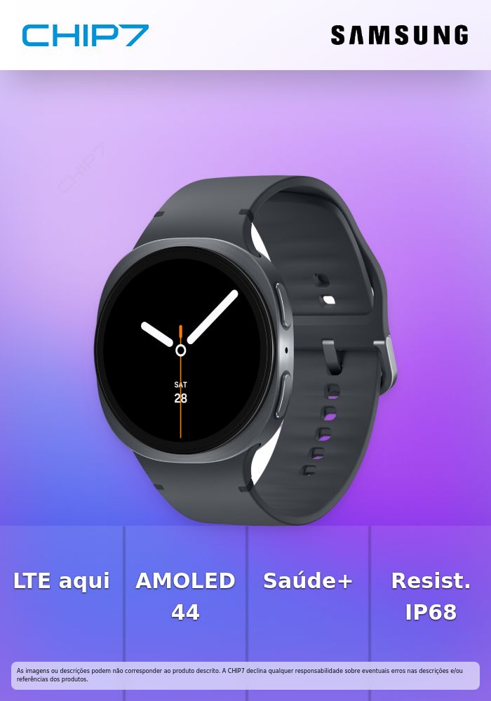 SAMSUNG Galaxy Watch8 44mm LTE Grafite