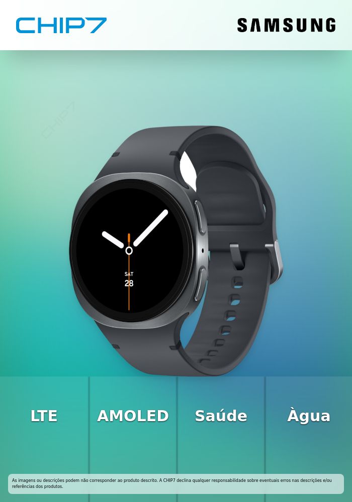 SAMSUNG Galaxy Watch8 40mm LTE Grafite
